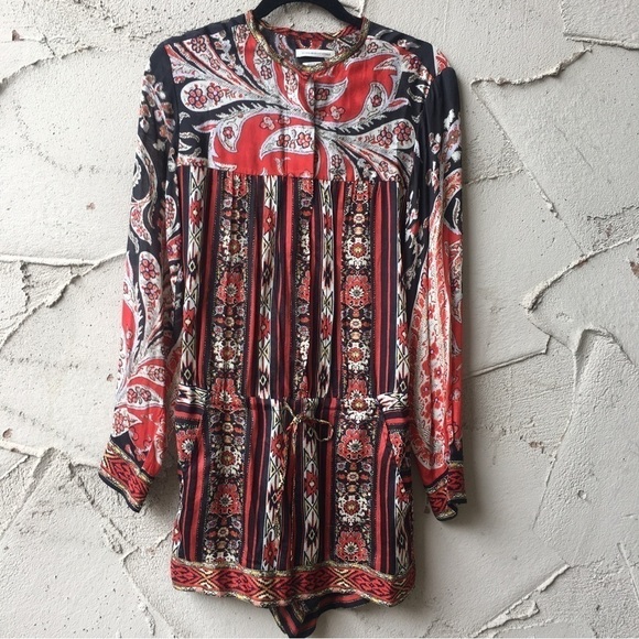 Isabel Marant Tayler Paisley Romper size M - Picture 5 of 11